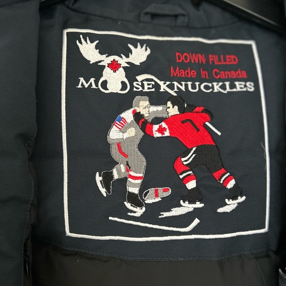 Authentic Moose Knuckles Down-fill Shearling Parka - Picture 11 of 11